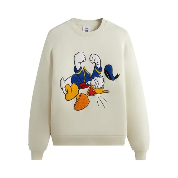 Толстовка Kith For Mickey & Friends Donald Duck Vintage Crewneck, кремовый
