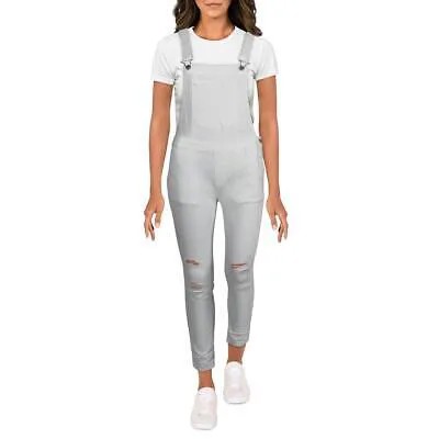 Джинсы-комбинезоны Black Orchid Womens White Destroyed Skinny средней посадки 26 BHFO 9147