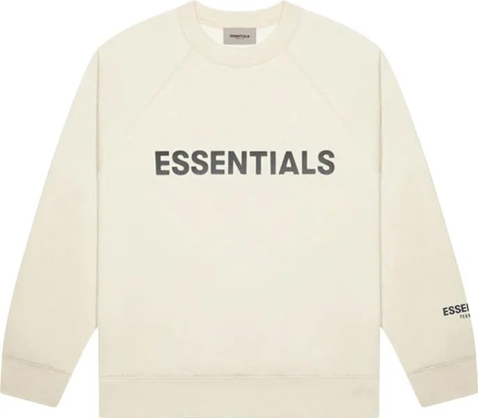 Толстовка Fear of God Essentials Crewneck Sweatshirt 'Cream', кремовый