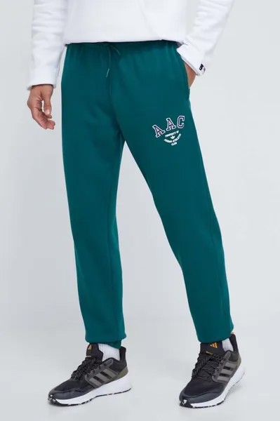 Спортивные брюки из хлопка adidas Originals, зеленый