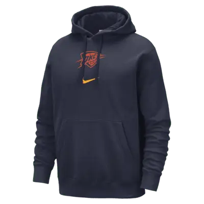 Худи Nike Oklahoma City Thunder Club Fleece City Edition, цвет College Navy