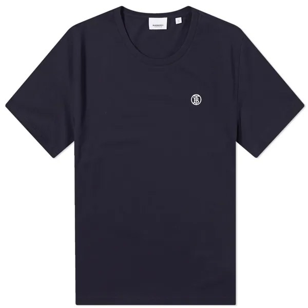 Футболка Burberry Parker Tb Circle Logo T-Shirt, цвет Coal Blue