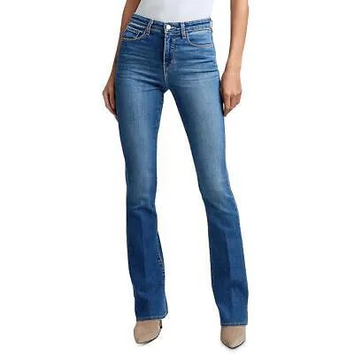 Женские джинсовые широкие джинсы с высокой посадкой и карманами LAgence BHFO 1896