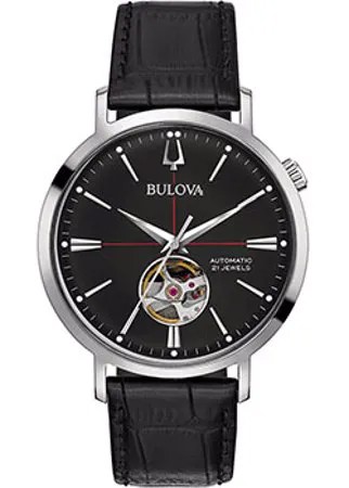 Японские наручные  мужские часы Bulova 96A201. Коллекция Automatic