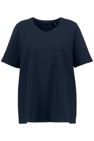 Рубашка Ulla Popken, морской синий