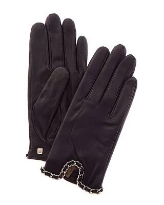 Женские кожаные водительские перчатки Bruno Magli на кашемировой подкладке