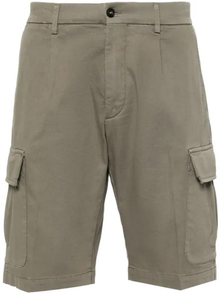 Corneliani шорты карго, зеленый