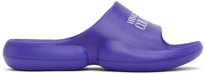 Шлепанцы Blue Tago с логотипом Versace Jeans Couture