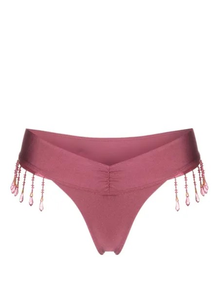 Декорированные плавки бикини Frankies Bikinis, розовый