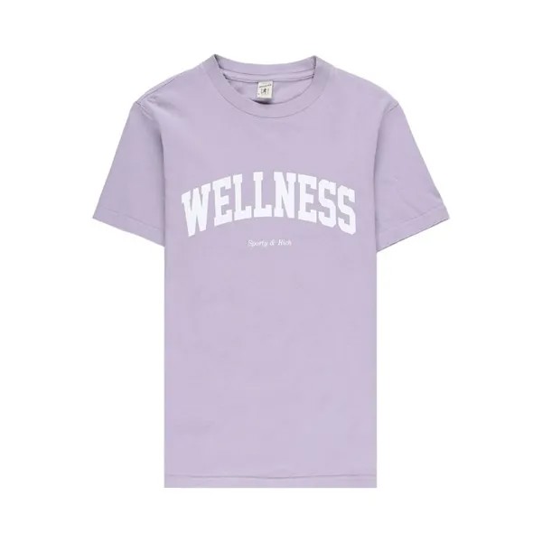 Футболка Sporty & Rich Wellness Ivy Faded 'Lilac/White', фиолетовый