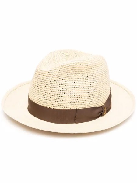 Borsalino соломенная шляпа Panama