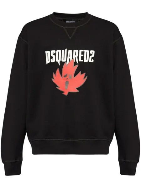 Dsquared2 толстовка с логотипом, черный