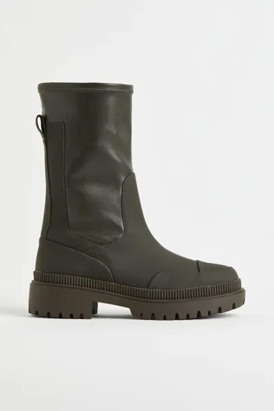 Полусапоги женские H&M 1101113 зеленые 39 RU (доставка из-за рубежа)
