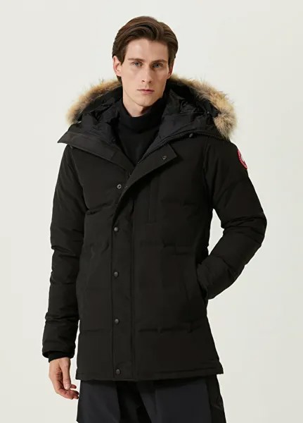 Черная куртка с капюшоном carson Canada Goose