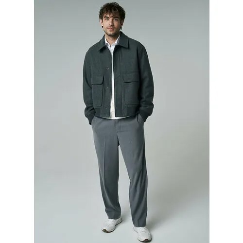 Бомбер O'STIN MJ6755O02, размер XL, серый