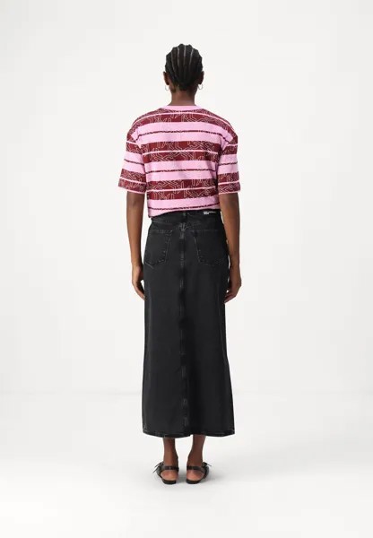 Юбка макси SHANK MAXI SKIRT Karl Lagerfeld, черный