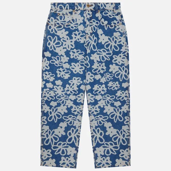 Мужские джинсы Butter Goods Flowers Denim синий, Размер 32