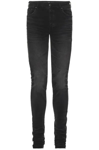 Джинсы Amiri Stack Skinny, цвет Faded Black