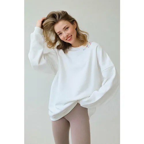 Свитшот Mirey, размер L/XL, белый