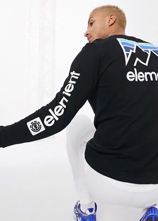 Черный лонгслив Element эксклюзивно для ASOS
