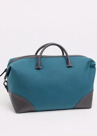Зеленовато-синий рюкзак из нубука Ted Baker Graveet-Голубой