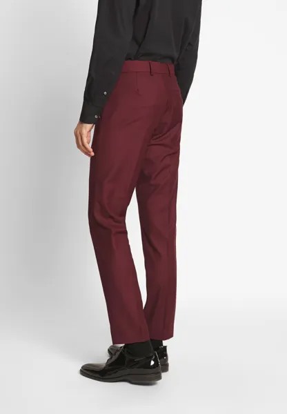 Костюм Tux Isaac Dewhirst, бордовый