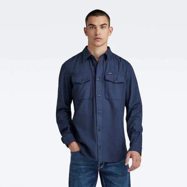 Рубашка G Star Raw Langarm, цвет sartho blue gd