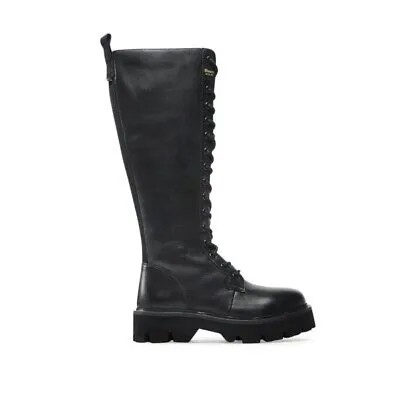 Высокие сапоги Concise Woman BLAUER Boots Elsie Leather Black I2022