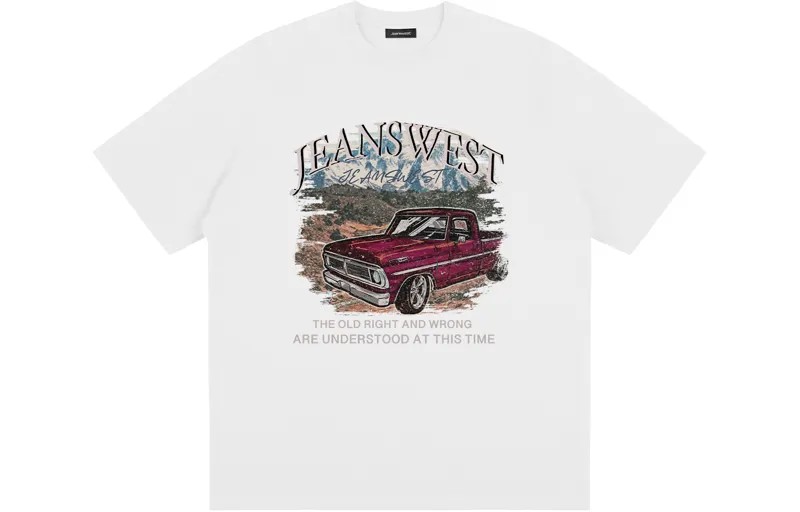Jeanswest Джин Уэст футболка унисекс, Белый