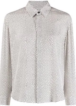 Saint Laurent блузка в горох