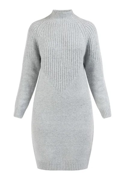 Вязанное платье usha WHITE LABEL Lynnea, серый