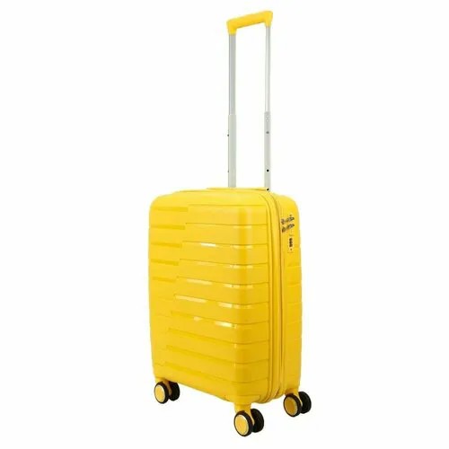 Умный чемодан Impreza, 60 л, размер S+, желтый
