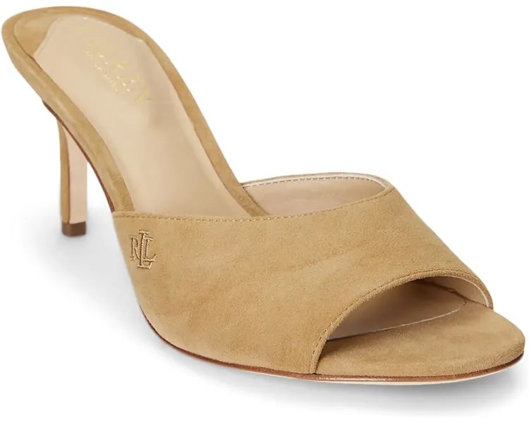 Сандалии LAUREN Ralph Lauren Lyanna Suede, кэмел