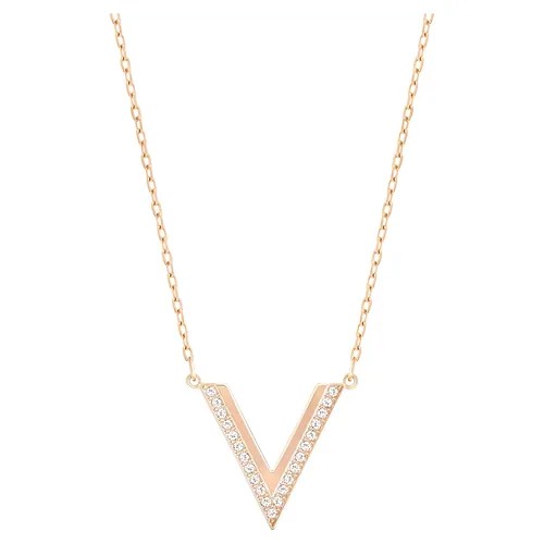 Колье SWAROVSKI, кристаллы Swarovski, золотистый
