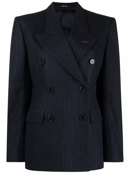 Maison Margiela striped double-breasted blazer