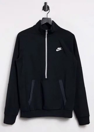 Черный свитшот с молнией до середины Nike Modern Essentials-Черный цвет