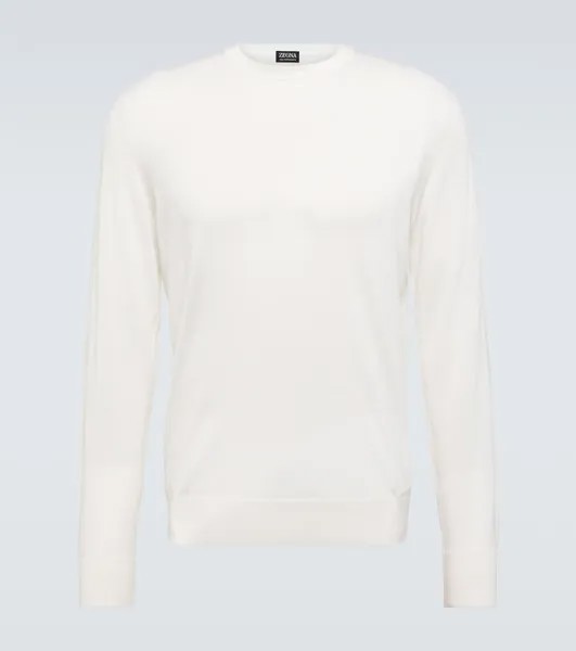 Шерстяной кардиган Zegna, белый