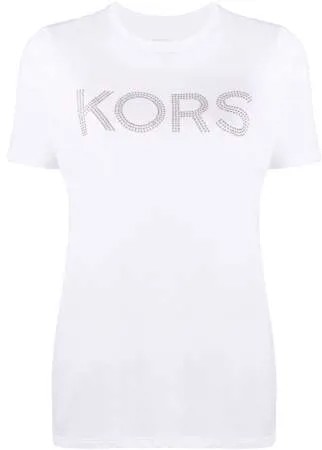 Michael Michael Kors футболка с декорированным логотипом