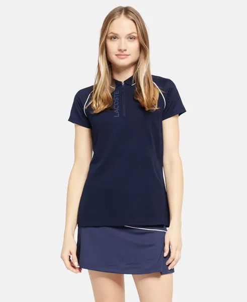 Функциональная рубашка-поло Lacoste, темно-синий