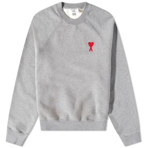 Толстовка AMI Heavy Fleece Small A Heart Crew Sweat