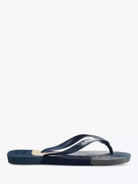 Шлепанцы Havaianas Top Logomania Colours, цвет aqua