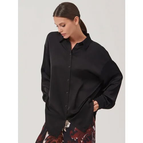 Рубашка ELEGANZZA, размер 48, black