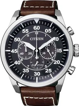 Японские наручные  мужские часы Citizen CA4210-16E. Коллекция Eco-Drive