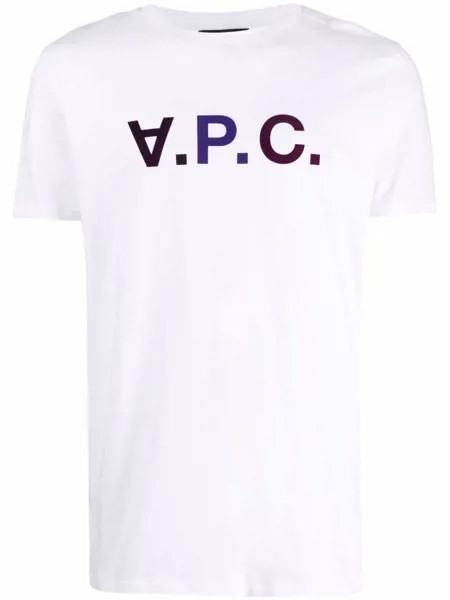 A.P.C. футболка с логотипом