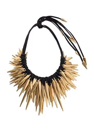 Monies spike necklace