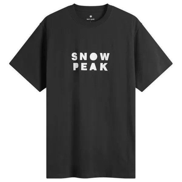 Футболка Snow Peak Snowpeaker T-Shirt Camper, черный