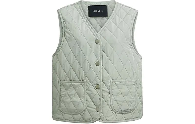 Женский жилет COACH, цвет Green