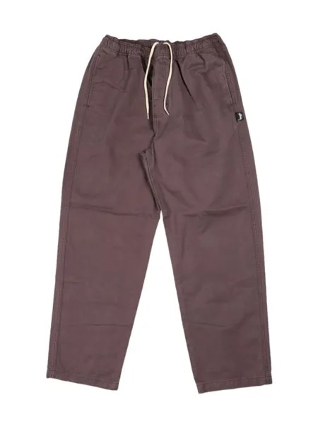 Stüssy хлопковые спортивные штаны, коричневый