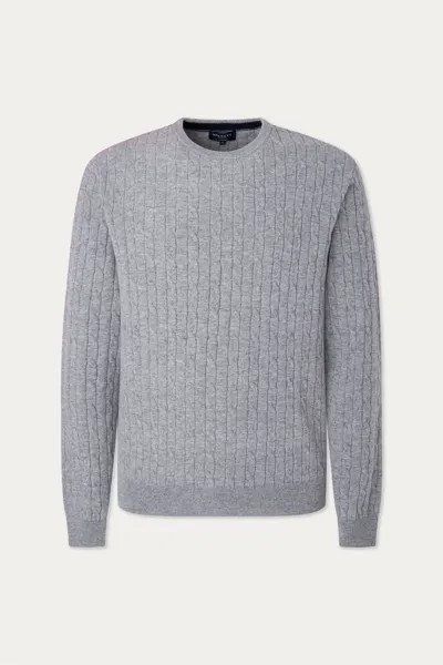 Серый мужской свитер Лондон Hackett, серый
