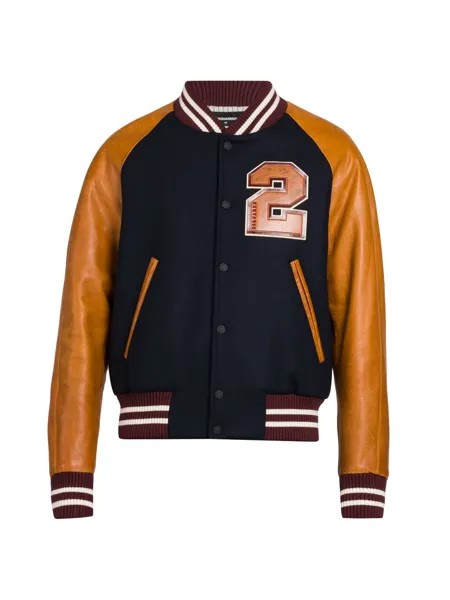 Куртка-бомбер для колледжа Dsquared2, синий